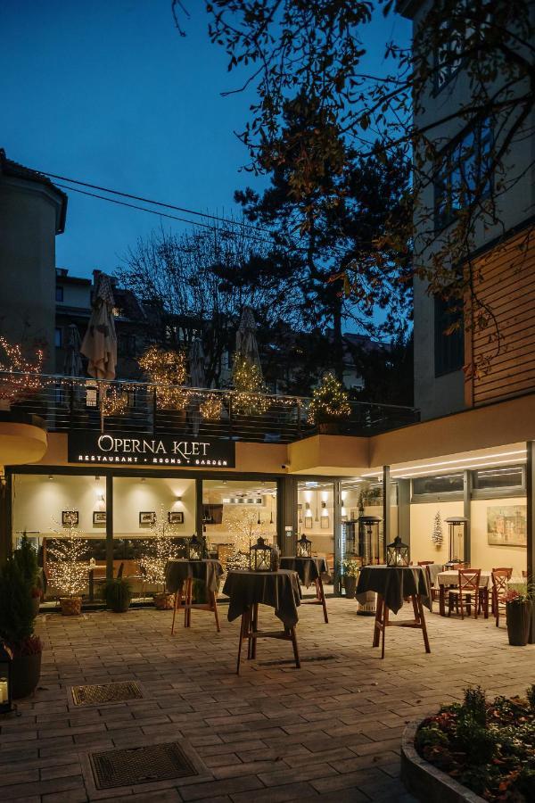 Hotel Operna Klet Lublaň Exteriér fotografie