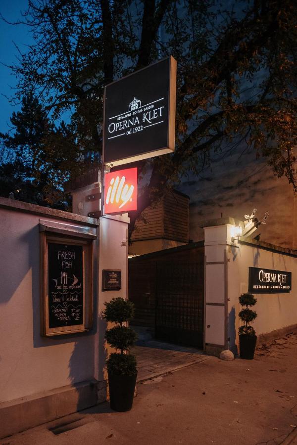 Hotel Operna Klet Lublaň Exteriér fotografie